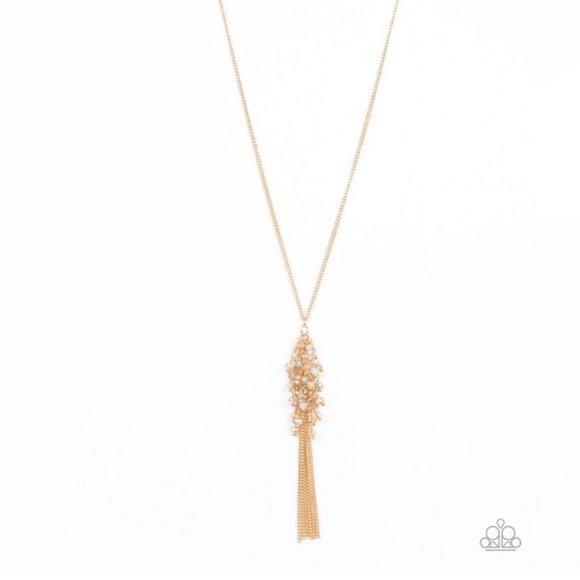 Gold Twinkle & Twilight Necklace & Earring Combo - Picture 7 of 7